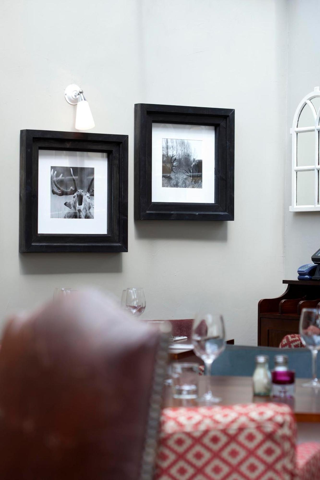 The Three Crowns Hotel Chagford Bagian luar foto Framed photographs